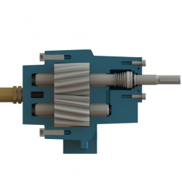 Image d'une pompe à engrenage version à bout d’arbre nu (Série B)
