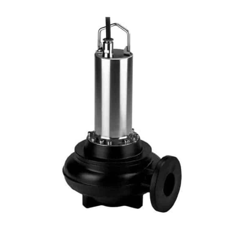 Pompe à Matières Fécales 550W 18000 L/H Avec Lames De Coupe Et Tuyau 30m - Pompe Submersible Eaux Usées Storz C