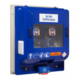 Coffret de dosage avec capot étanche et fenêtre de visualisation