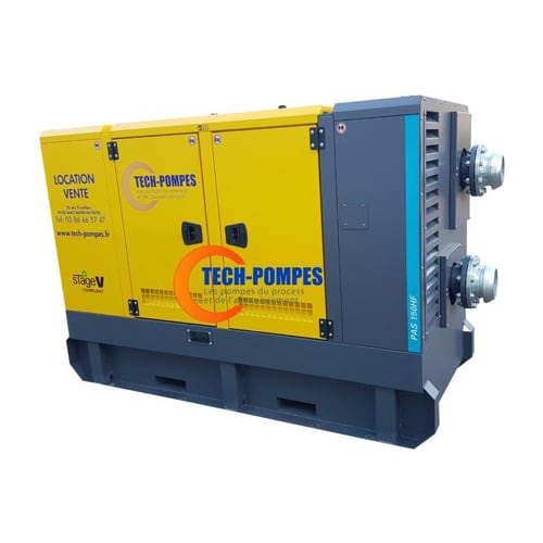 Motopompe auto-amorçante de chantier diesel 6