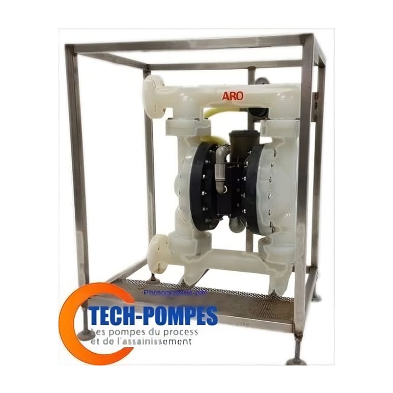 Location pompe pneumatique à membranes en polypropylène