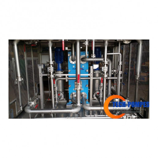 Module de transfert de solvant en construction