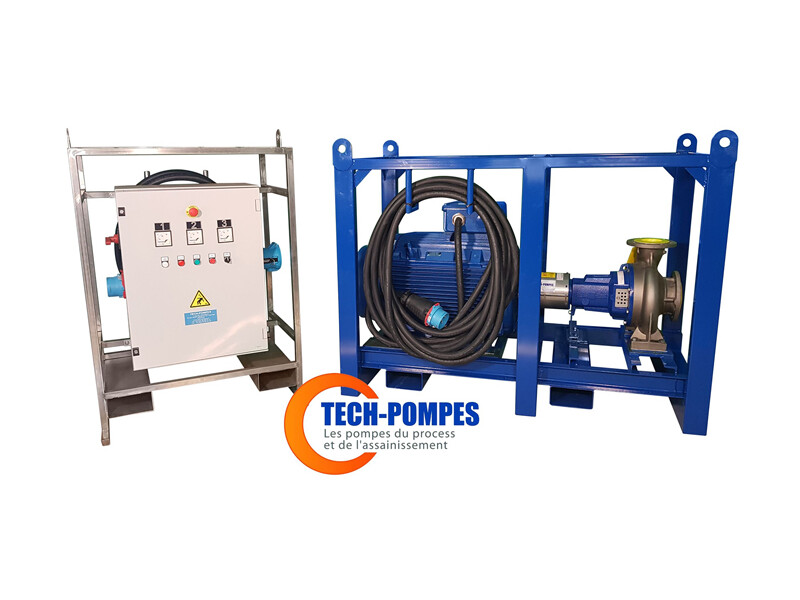 Pompe centrifuge de location avec son coffret électrique