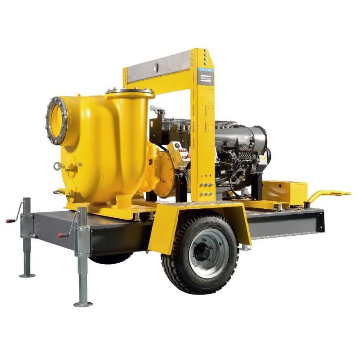 Image d'une pompe de chantier thermique ATLAS COPCO VAR10