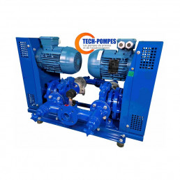 Pompe Mouvex en groupe double pour le bouclage fuel des chaudières