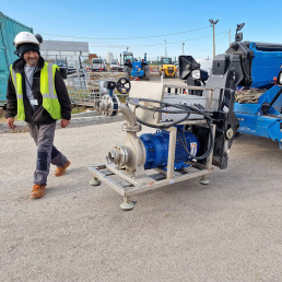 Pompe centrifuge inox dce location pour transfert de liquides chimiques