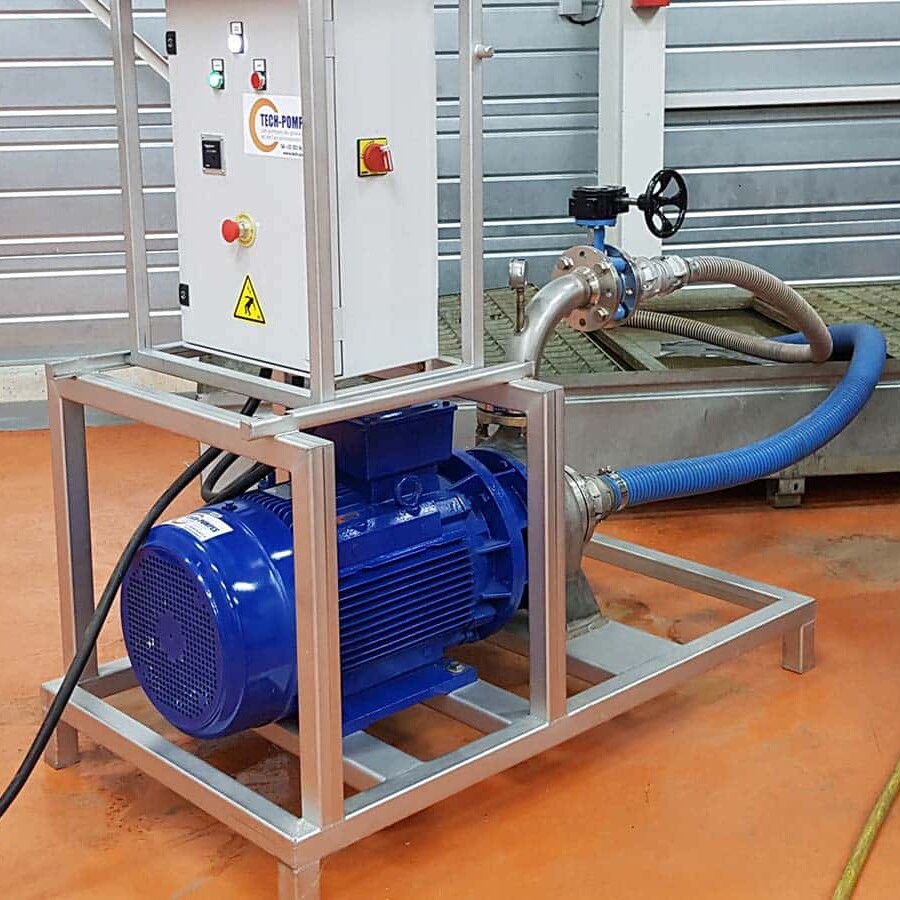 Photo d'une pompe centrifuge à eau ou liquides techniques