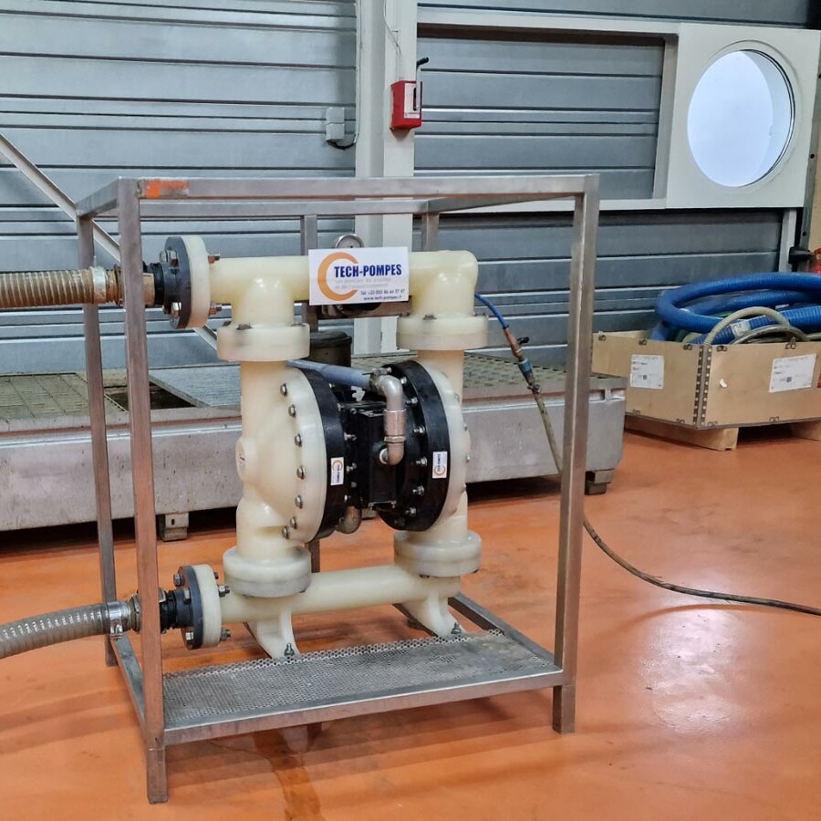 Pompe pneumatique à membranes de location