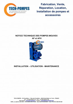 Pompe MOUVEX AF- AFH