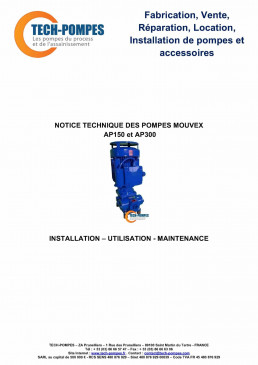 Pompe MOUVEX AP150- AP300