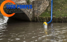 Pompe de chantier électrique pour rivière