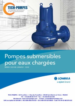 Ent&ecirc;te NT pompe de relevage Lowara Xylem 1300