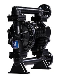 Pompe à membranes pneumatique Graco Husky 1050 polypropylène conducteur, version brides