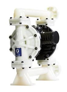 Pompe à membranes pneumatique Graco Husky 1050 polypropylène, raccordement à brides